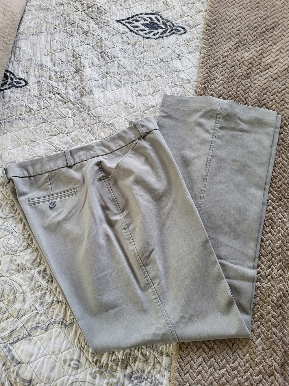 Worthington Light Gray Women's Dress Trousers